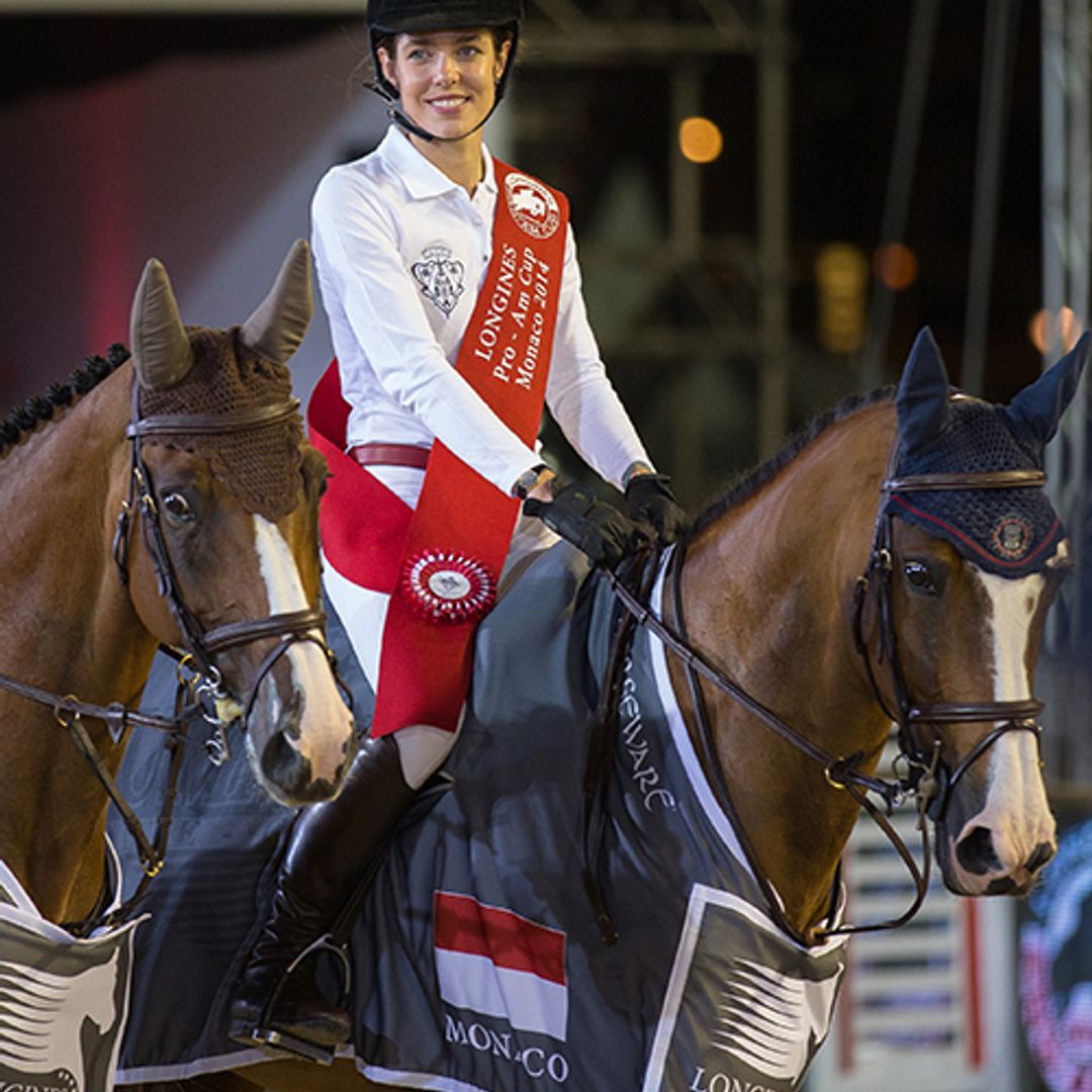 Charlotte Casiraghi victorious at Monaco show jumping event