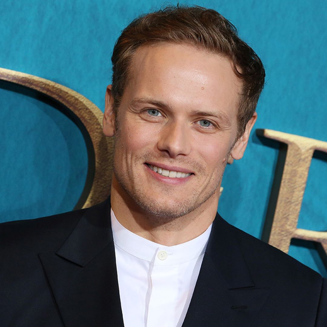 Sam Heughan sets pulses racing as he shows off toned torso in sunny snap