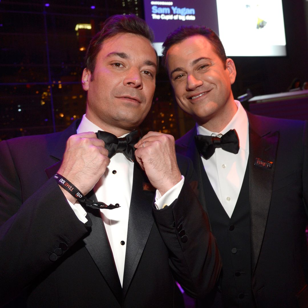 Jimmy Fallon and Jimmy Kimmel attend TIME 100 Gala, TIME'S 100 Most Influential People In The World at Jazz at Lincoln Center on April 23, 2013 in New York City.