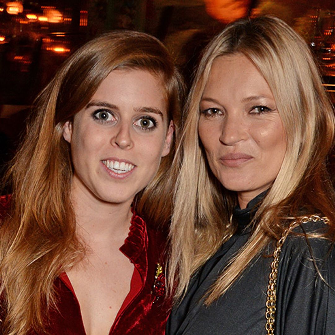 Princess Beatrice wows in plunging red dress at London fundraiser with Kate Moss