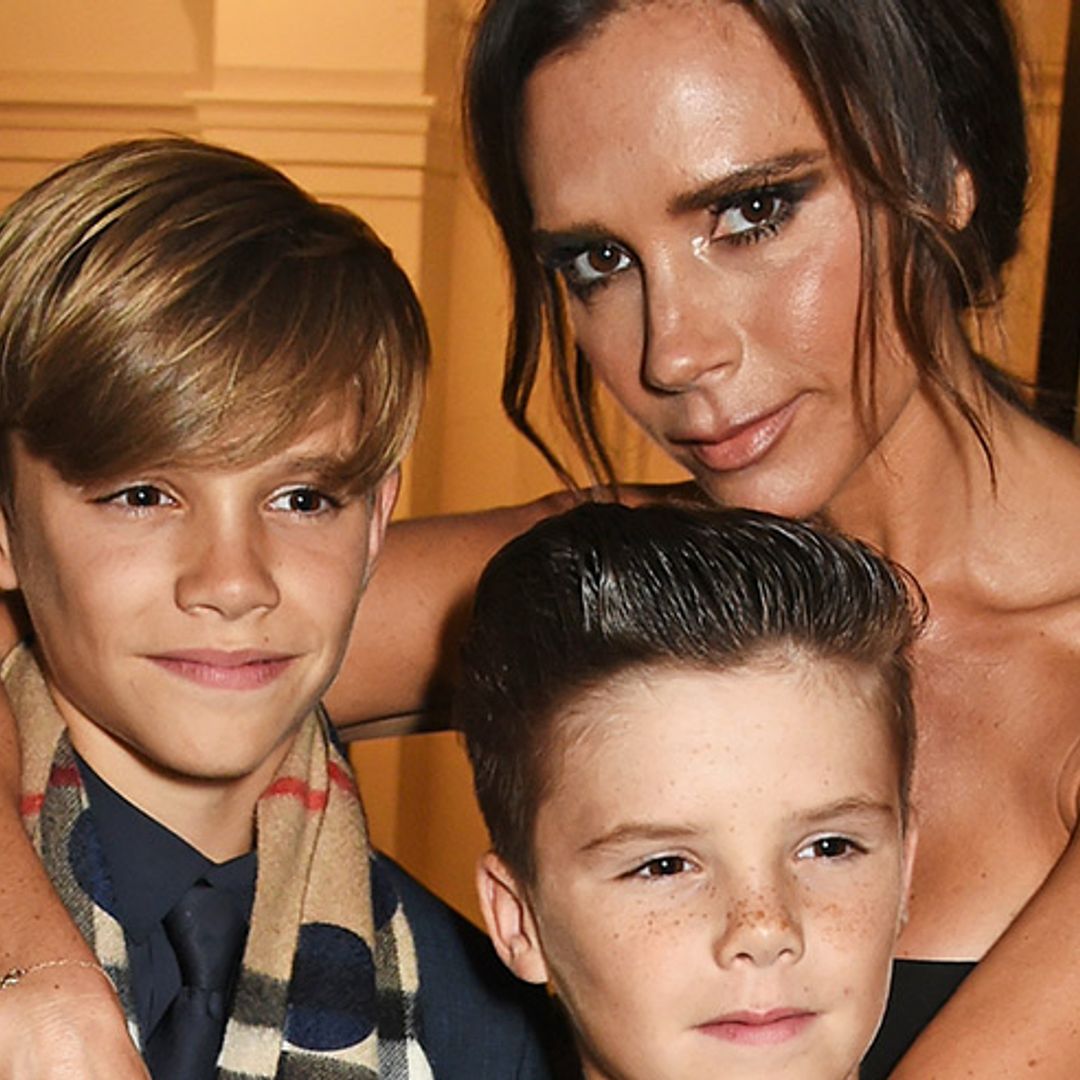 Handsome Beckham boys are dressed to impress! See new snap of Romeo and Cruz