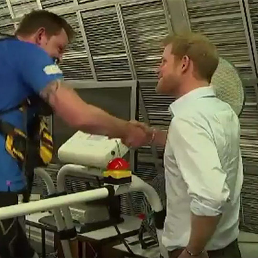 Prince Harry surprises double amputee training for 'toughest race on Earth': watch the video
