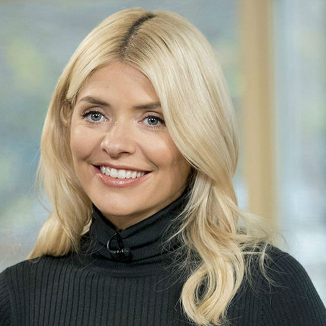 Holly Willoughby's mini-me daughter Belle visits Dancing on Ice set