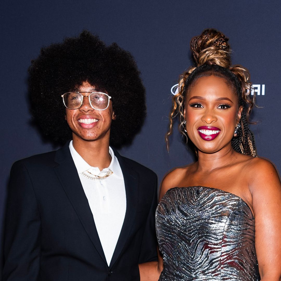 Jennifer Hudson's teenage son David towers over her in new photo as he celebrates 15th birthday