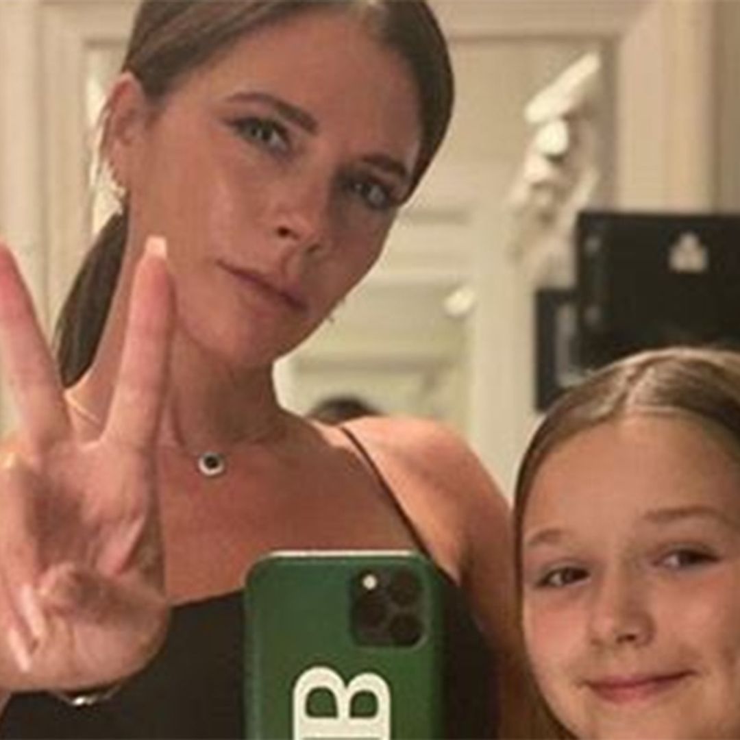 Victoria Beckham and daughter Harper's apple pie looks too good to eat
