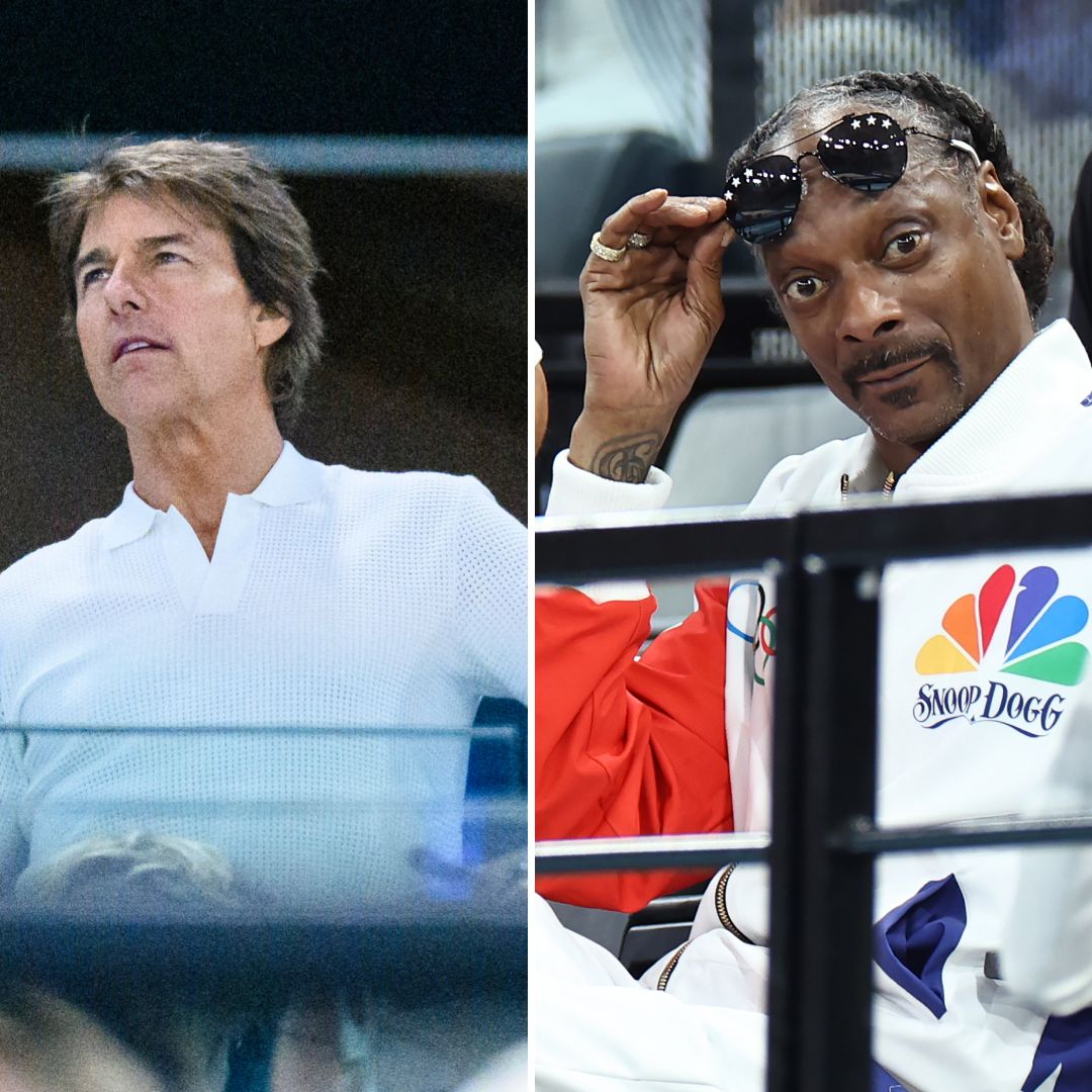 The best celebrity reactions at the 2024 Olympics, from Tom Cruise to Snoop Dogg, in photos