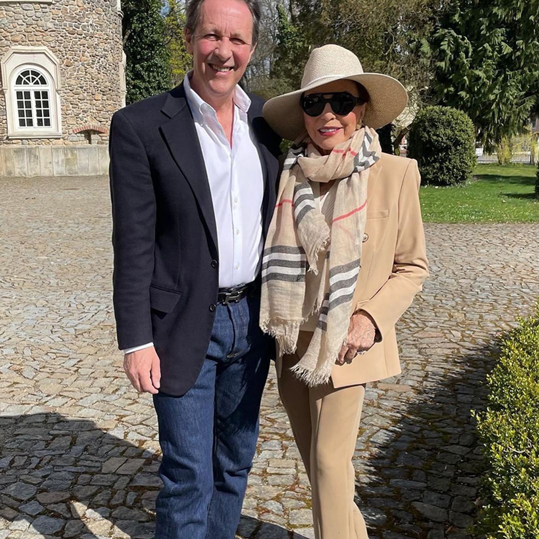 Joan Collins reveals rare corner of holiday home in Provence