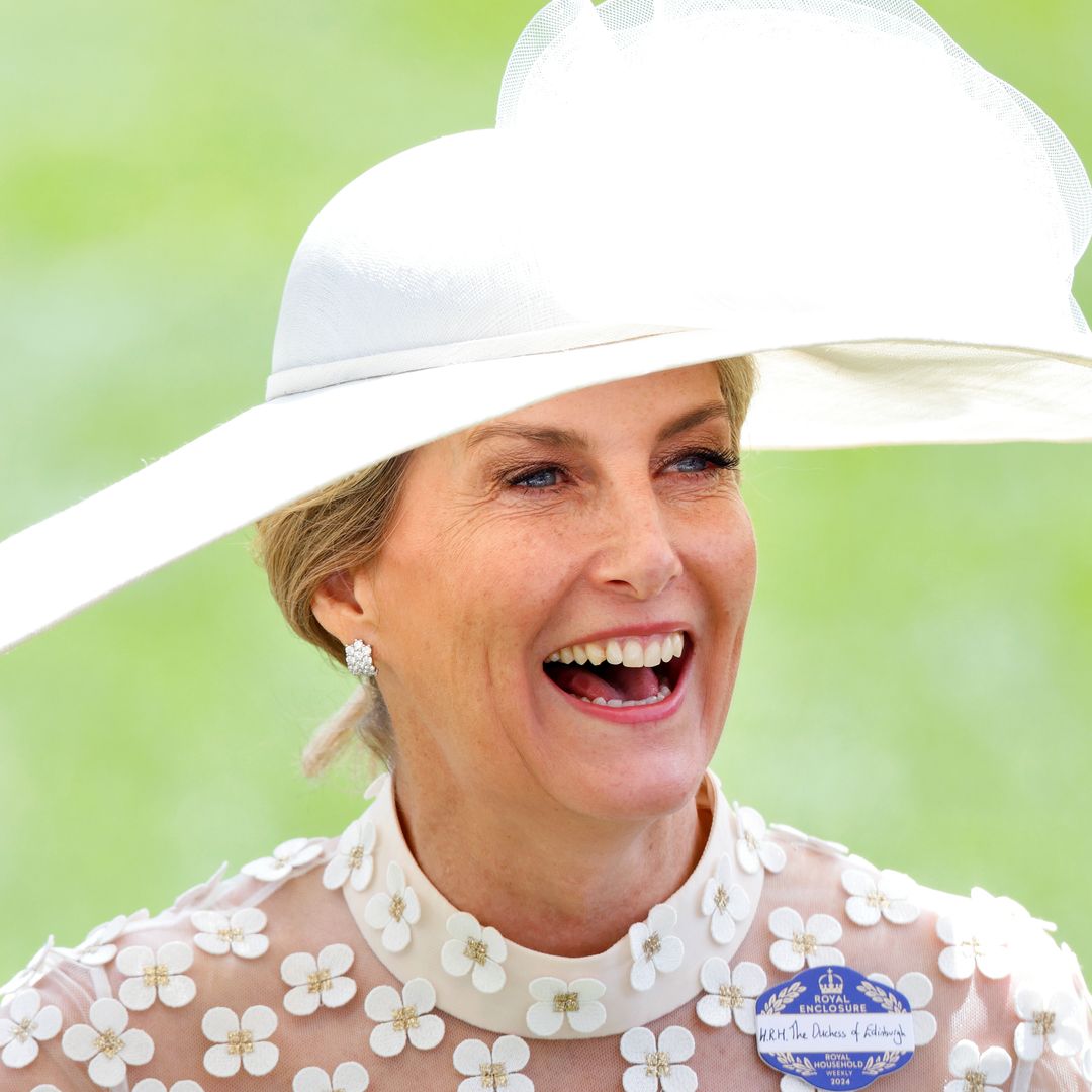 Duchess Sophie wows in secret silk and snakeskin outfit