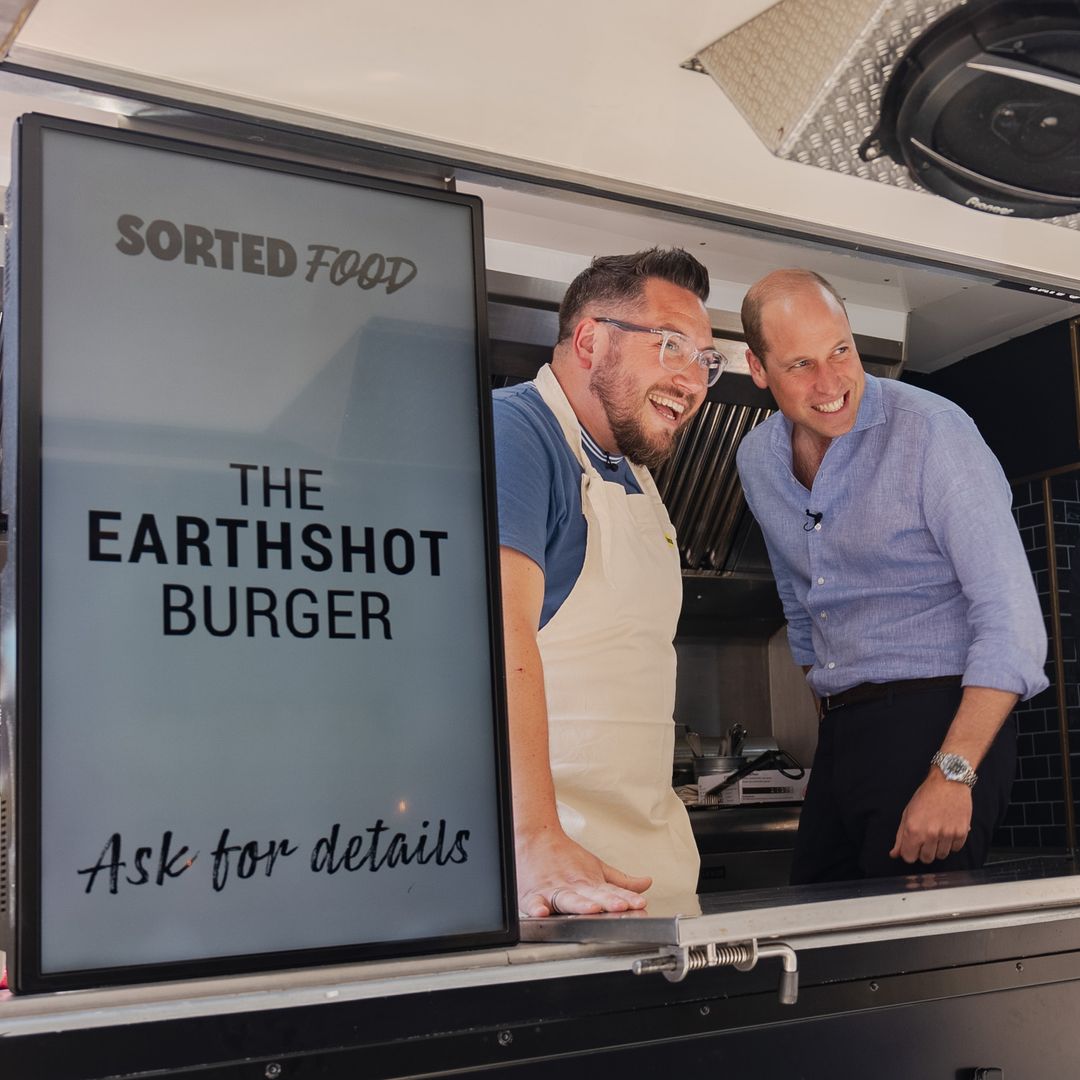 WATCH: Prince William shocks customers as he serves up burgers