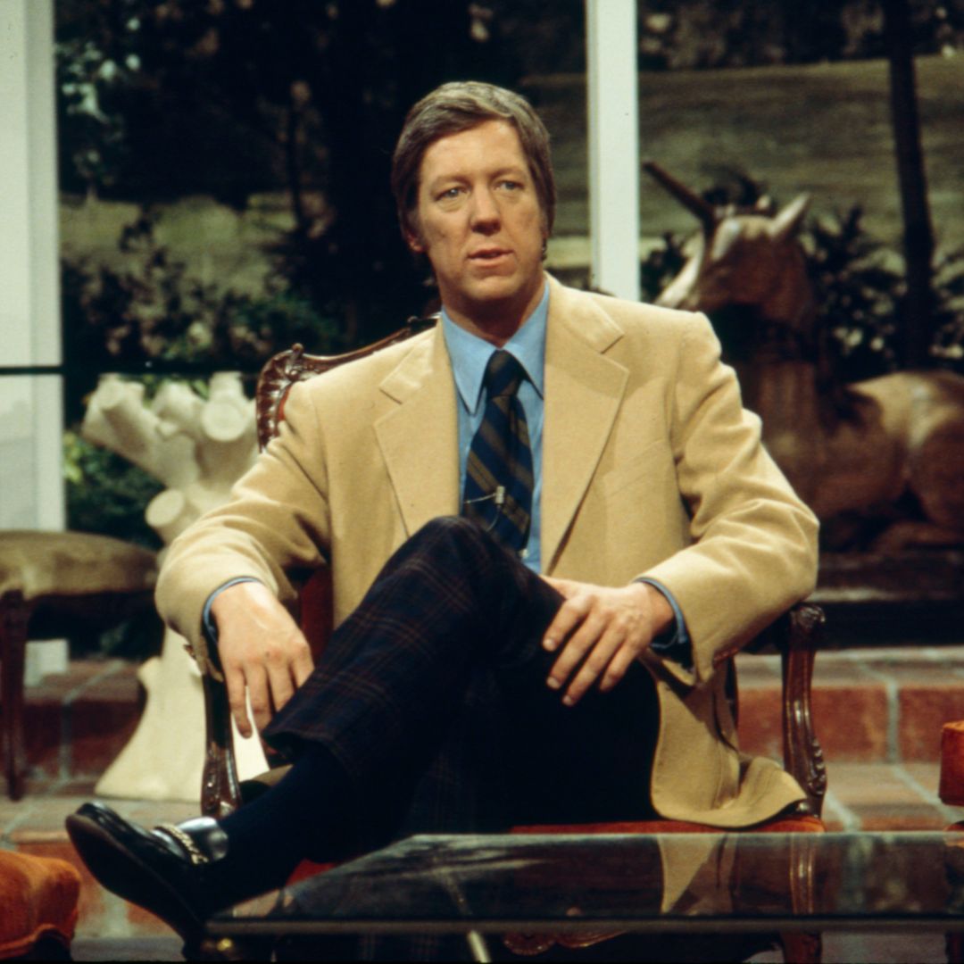 New York, NY - 1975: David Hartman appearing on the ABC tv series 'Good Morning America'.