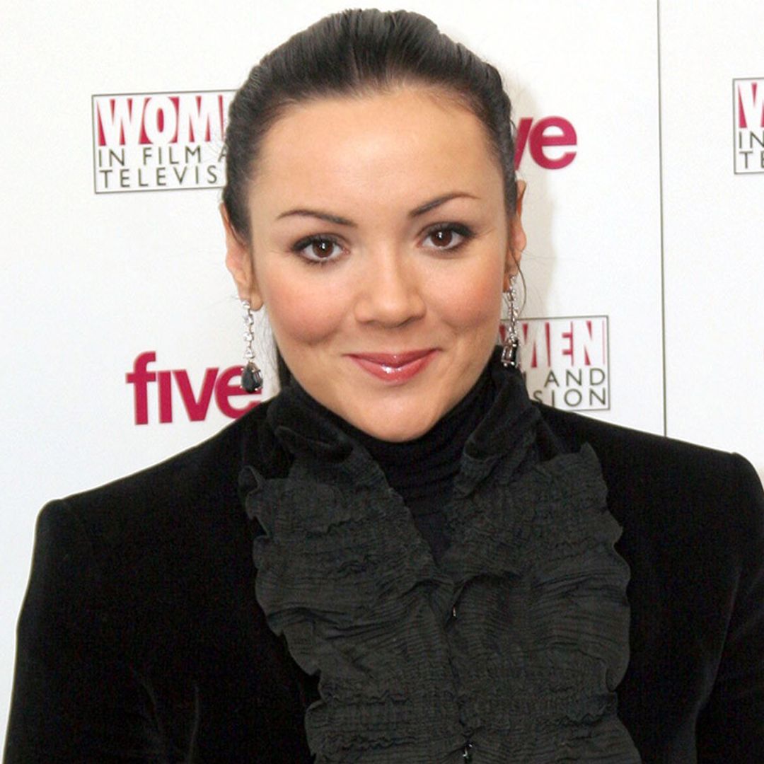 Martine McCutcheon shows off fabulously toned legs in killer pair of tights