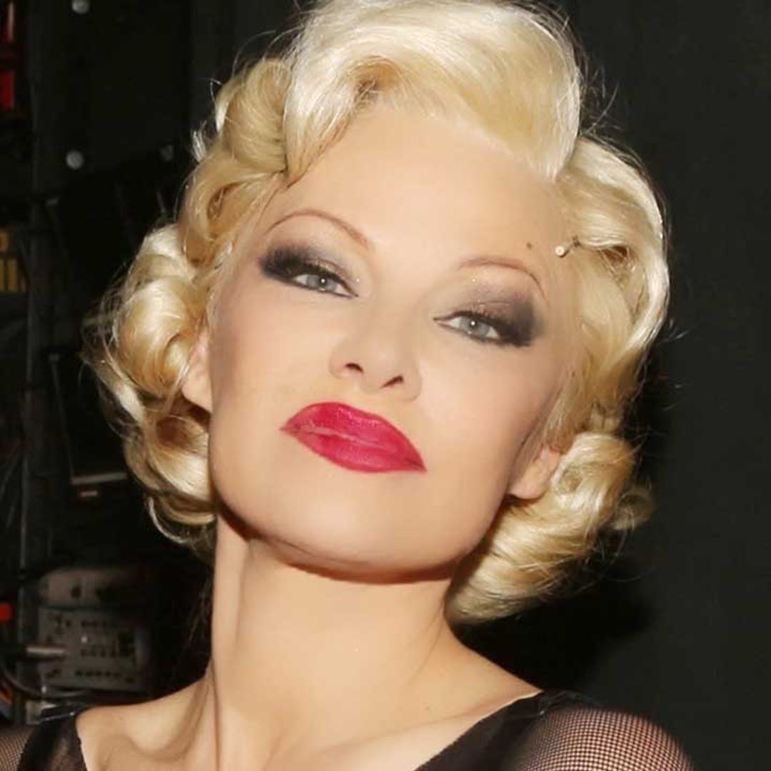 Pamela Anderson wows in bodysuit and fishnet tights for Broadway debut