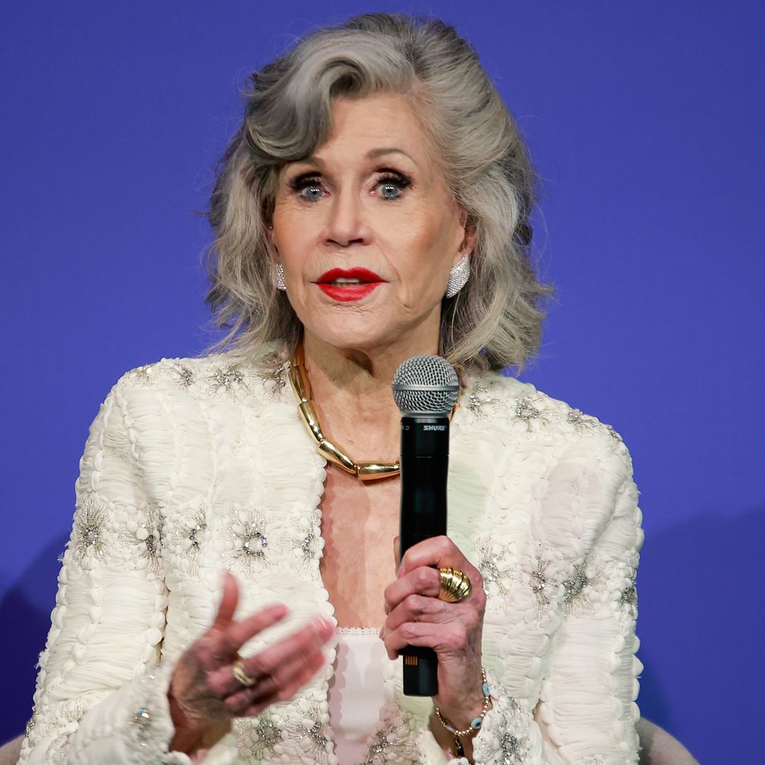 Jane Fonda makes rare comment about being a stepmother through her 'number of marriages' as she talks family life