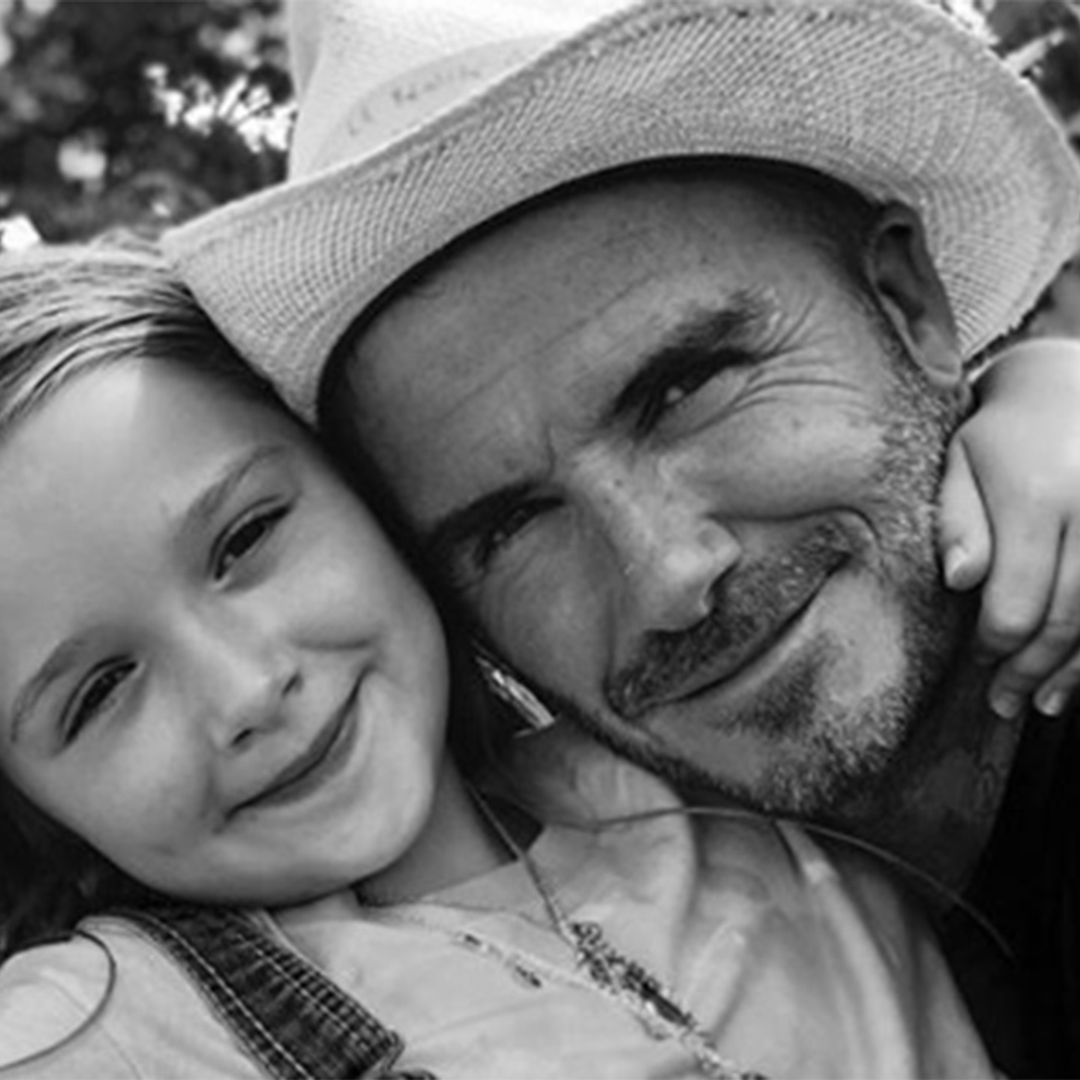 David Beckham just did this for first time with daughter Harper – and it's too cute!