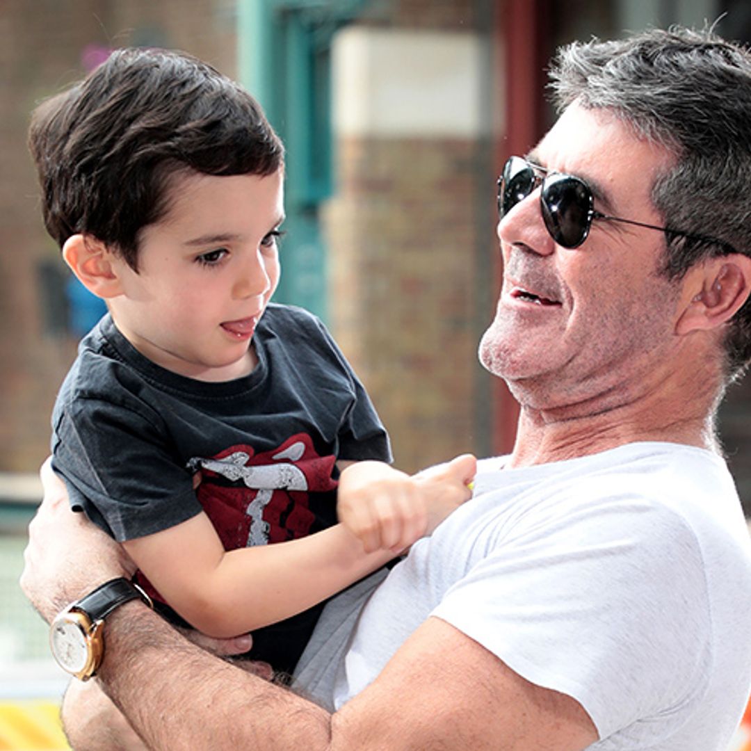 Simon Cowell's 'hands on' parenting is praised by Amanda Holden