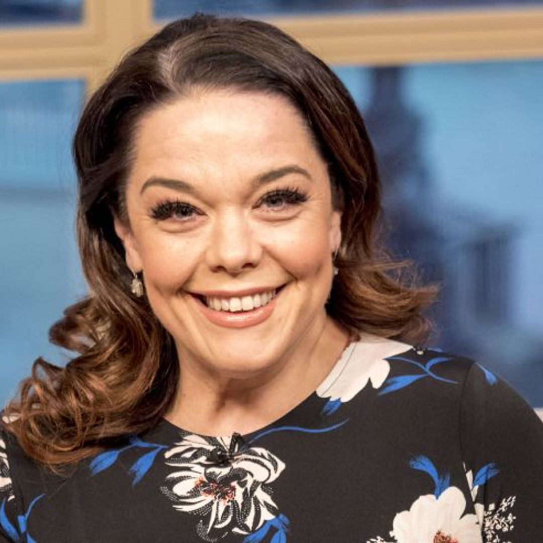 Lisa Riley has a 'bucket list moment' on holiday in Hollywood