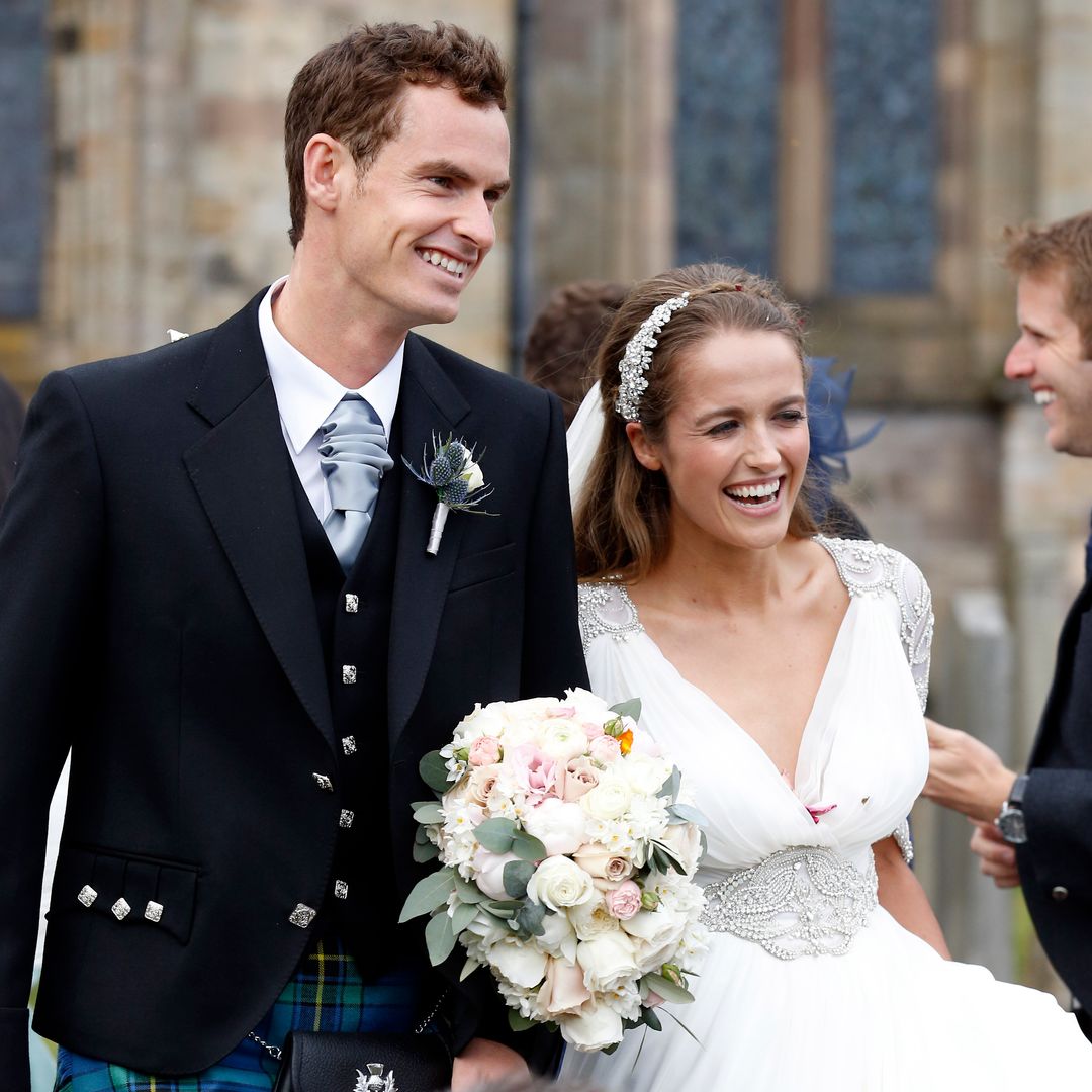 Andy Murray's glowing bride Kim's wedding hair was perfection