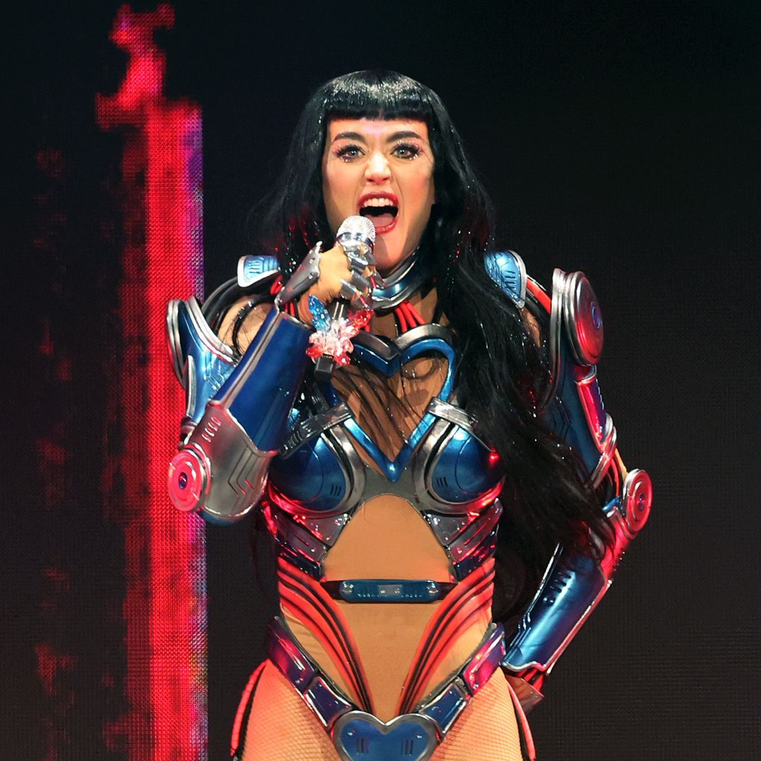 Watch the horrifying moment Katy Perry almost falls from a butterfly prop