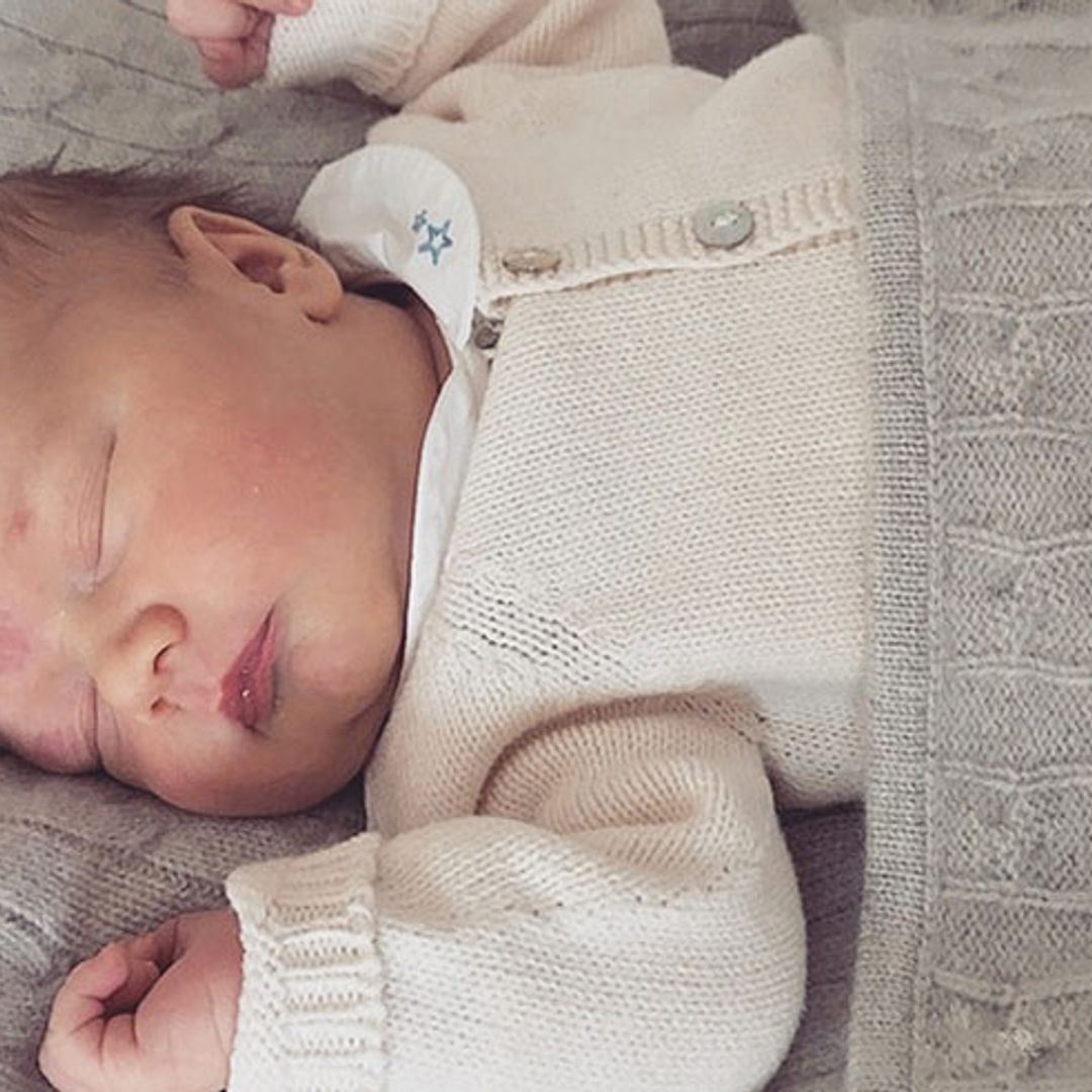 Prince Carl Philip and Princess Sofia show off baby Gabriel in new portraits