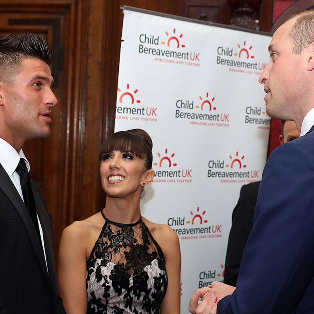 Strictly's Aljaz Skorjanec and Janette Manrara meet Prince William - see their reaction