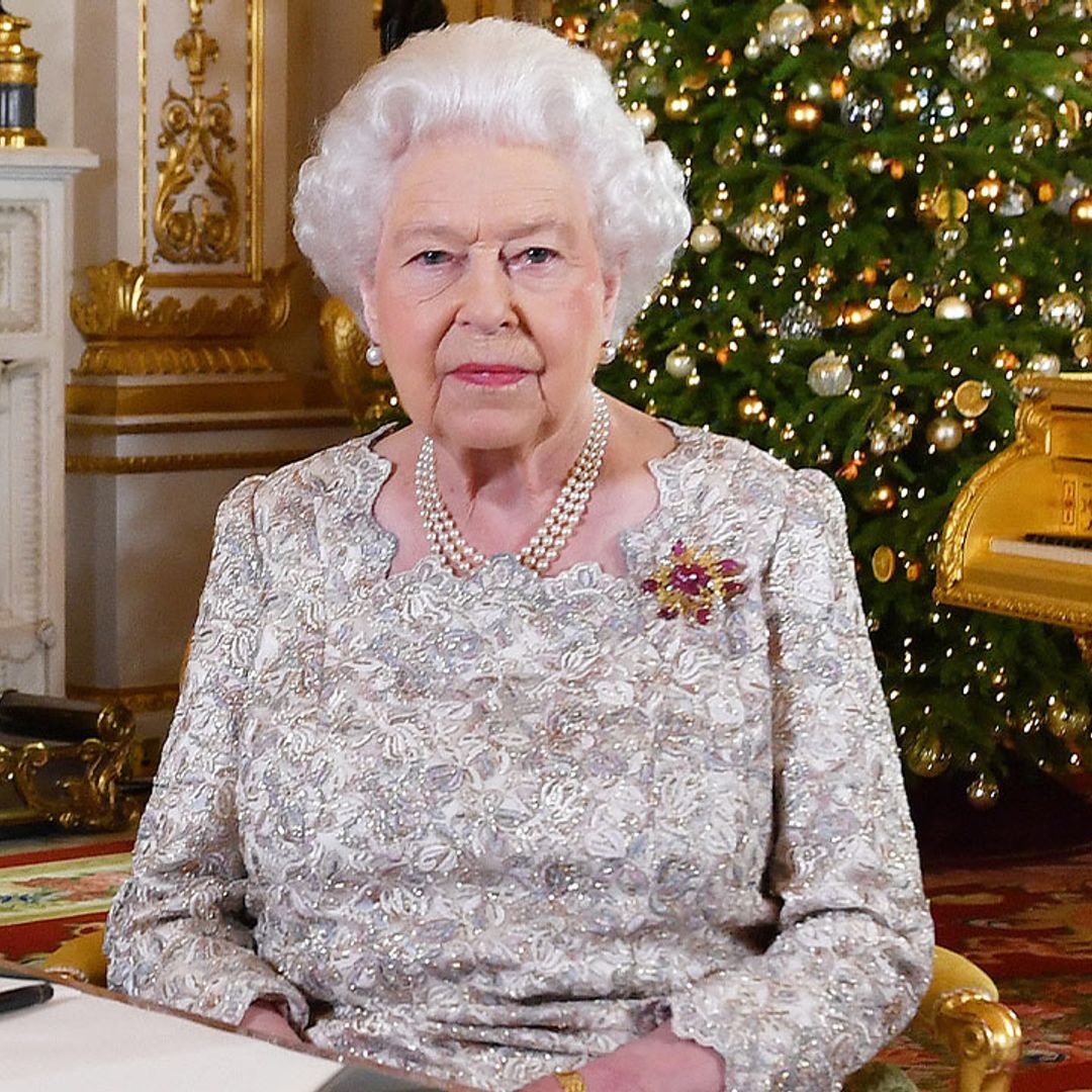 The Queen's epic Christmas tree is the height of an average house – see photos