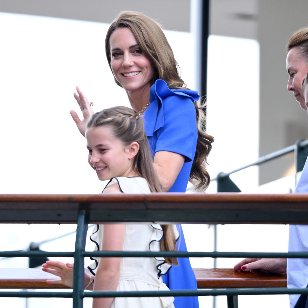 Princess Kate beams with pride as George and Charlotte charm at Wimbledon