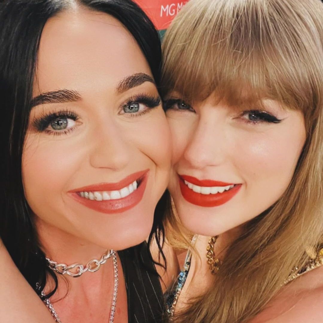 Taylor Swift's close-up selfie sparks reaction as she poses with Katy Perry - proving there's no bad blood