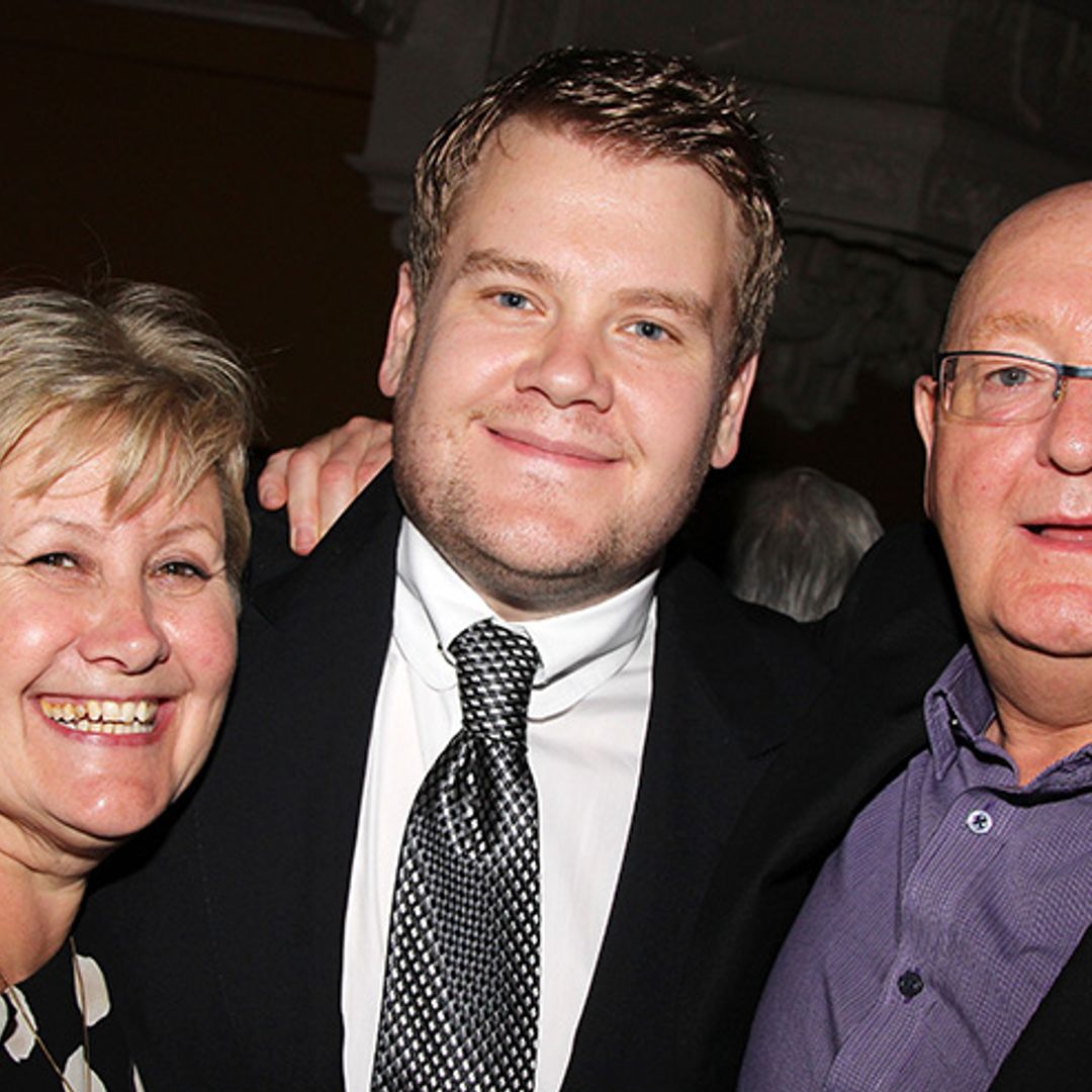 James Corden's parents celebrated their 45th wedding anniversary at the Grammys!