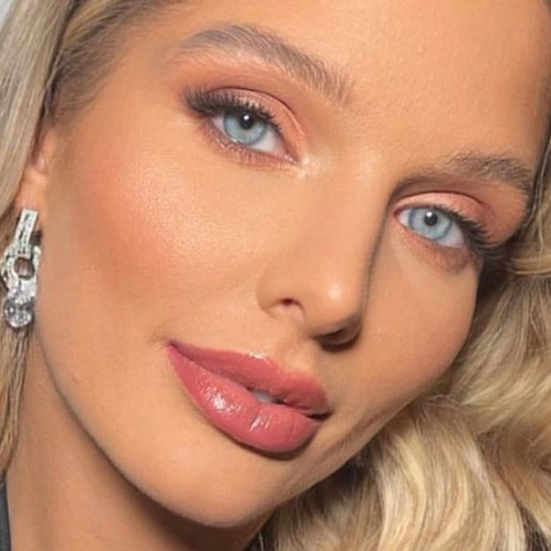 Helen Flanagan wears slinky shorts and matching crop top in head-turning pose