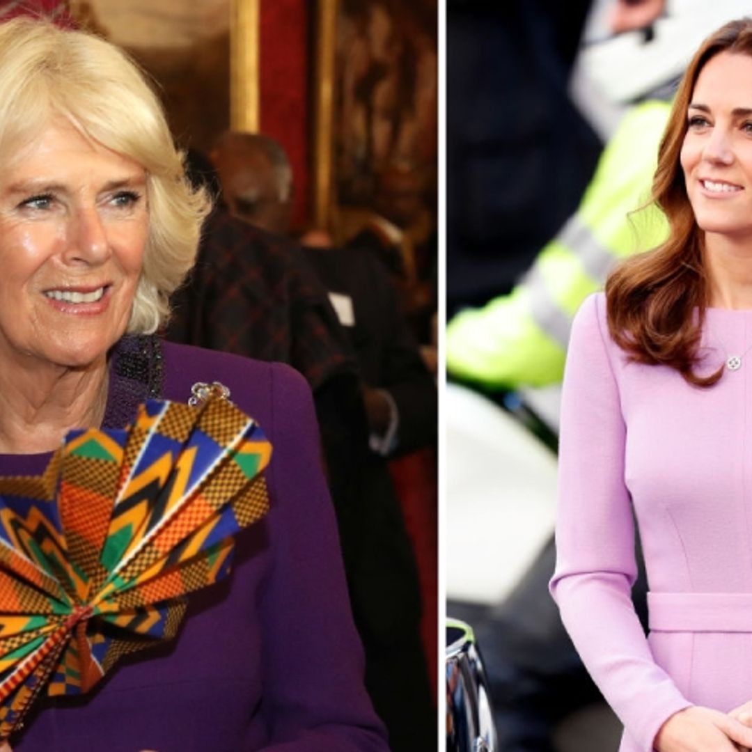 Duchess Kate and Camilla wore the same special jewel this week - and it's very meaningful