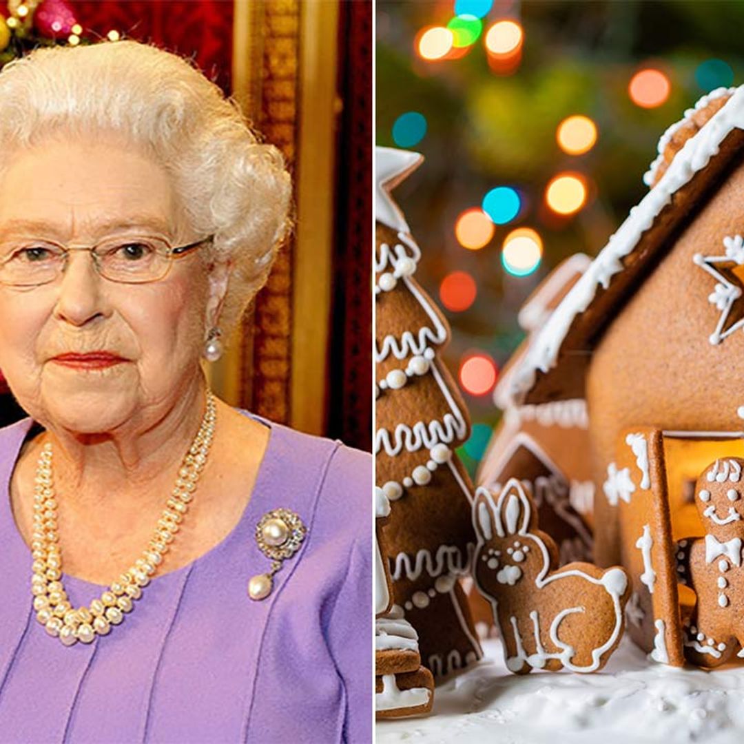 The Queen's Christmas gingerbread house belongs in a patisserie shop window