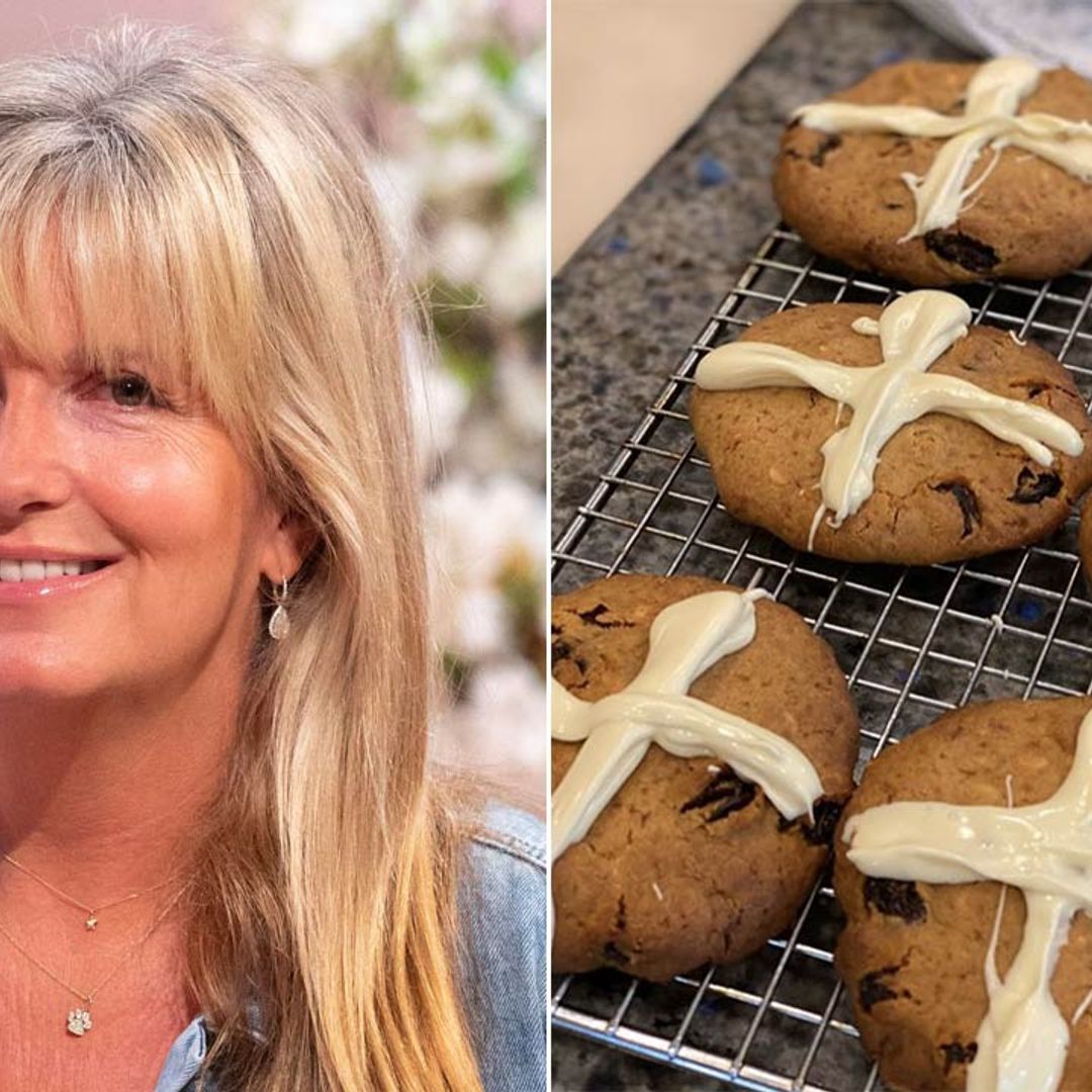 Love Easter hot cross buns? Penny Lancaster just made a decadent cookie version