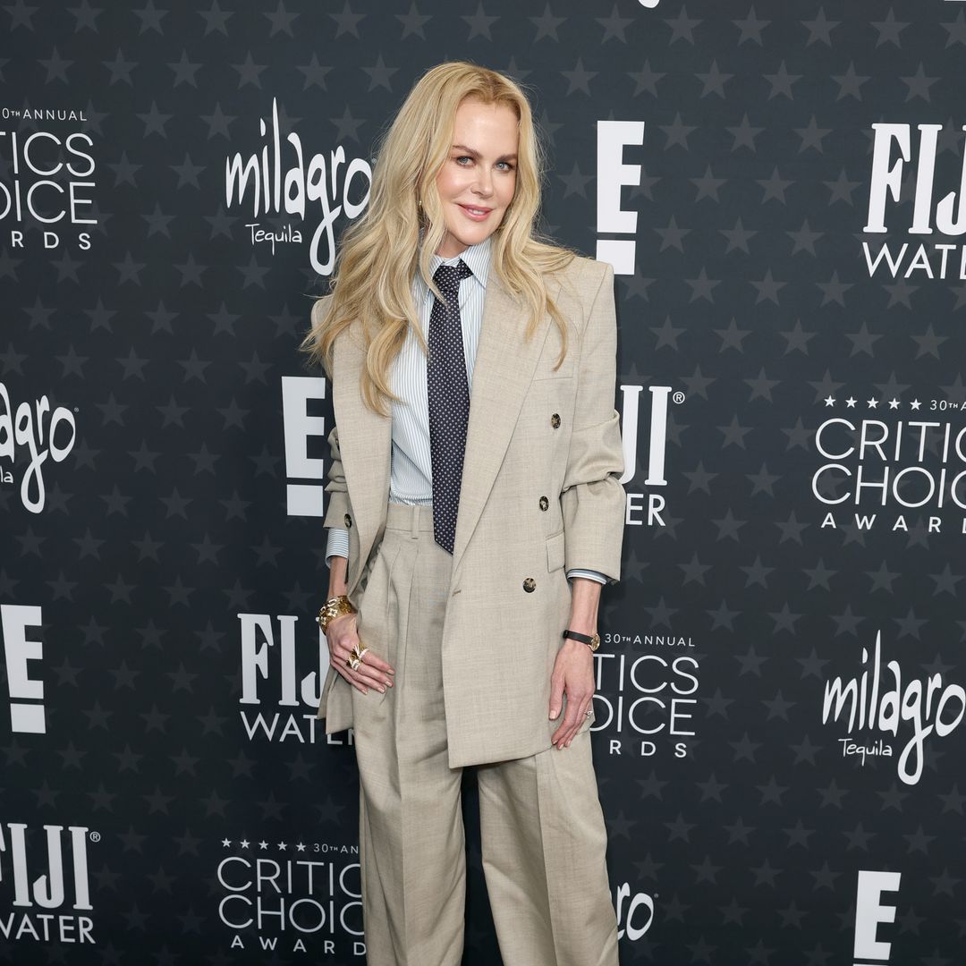 Nicole Kidman stuns in power suit at Critics Choice Awards