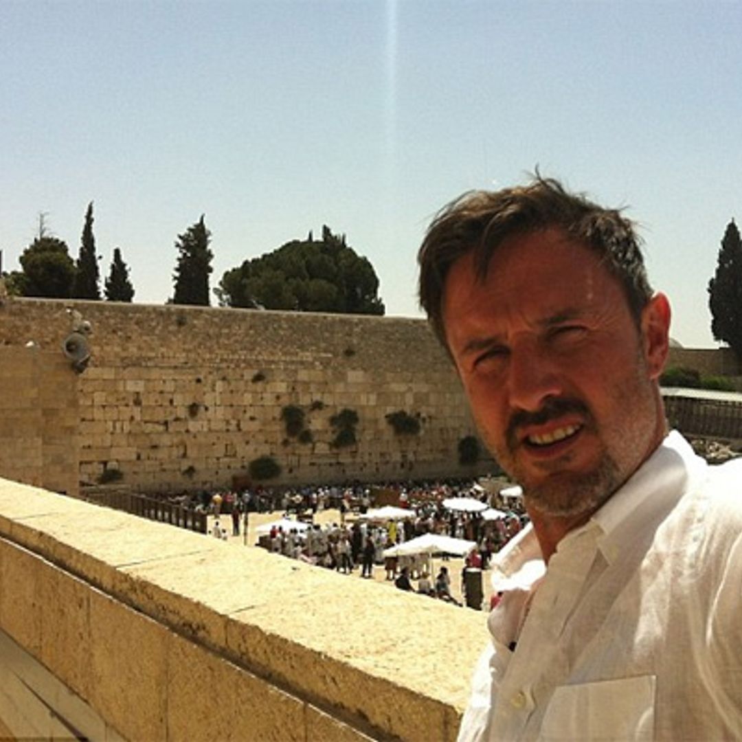 'Finally I'm a man': David Arquette celebrates bar mitzvah ceremony in Israel