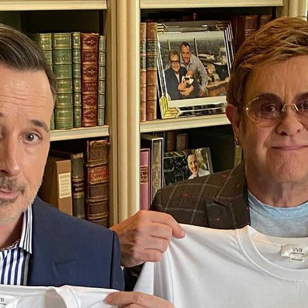 Elton John's husband David Furnish shares rare snap from their wedding day to mark special occasion