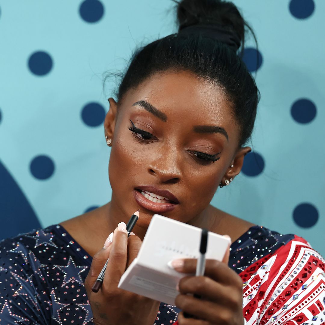 Simone Biles' go-to beauty products: Her $5 lip liner, sweat-proof setting spray & more winning faves