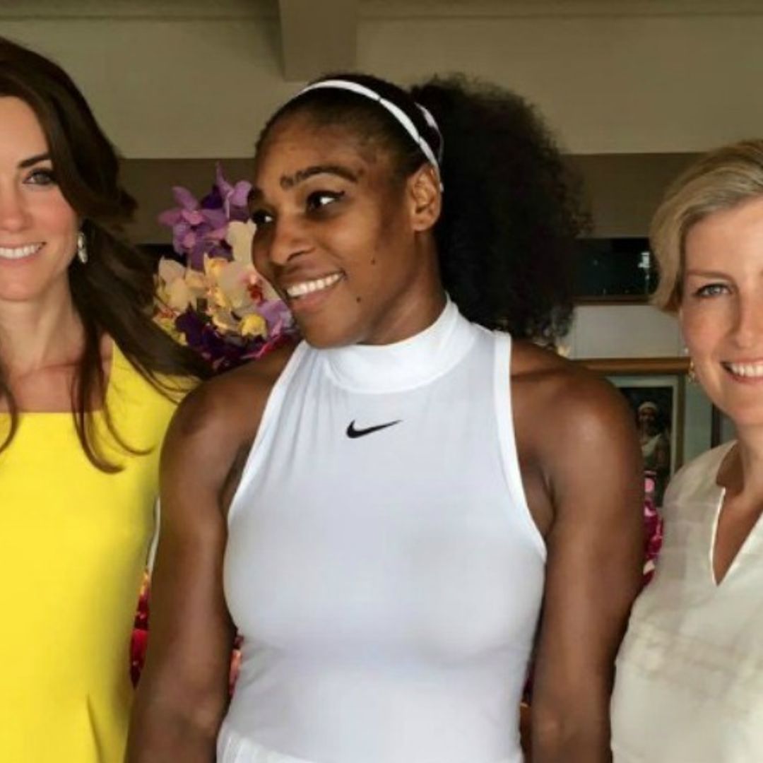 Serena Williams shares photo of Kate Middleton after revealing what they chatted about at Wimbledon