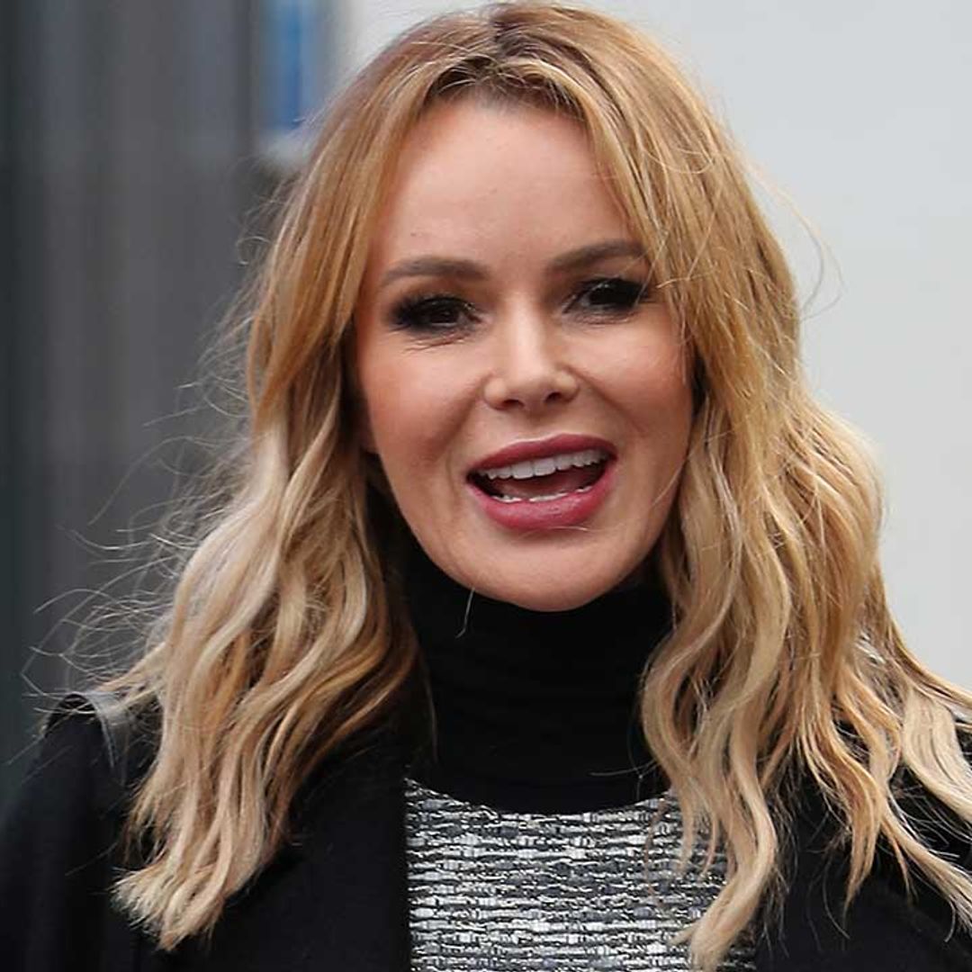 Amanda Holden even manages to make an elf costume look stylish
