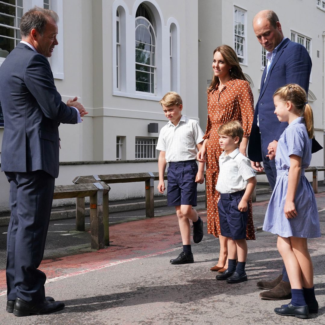What the Prince and Princess of Wales's children, George, Charlotte and Louis are called at school