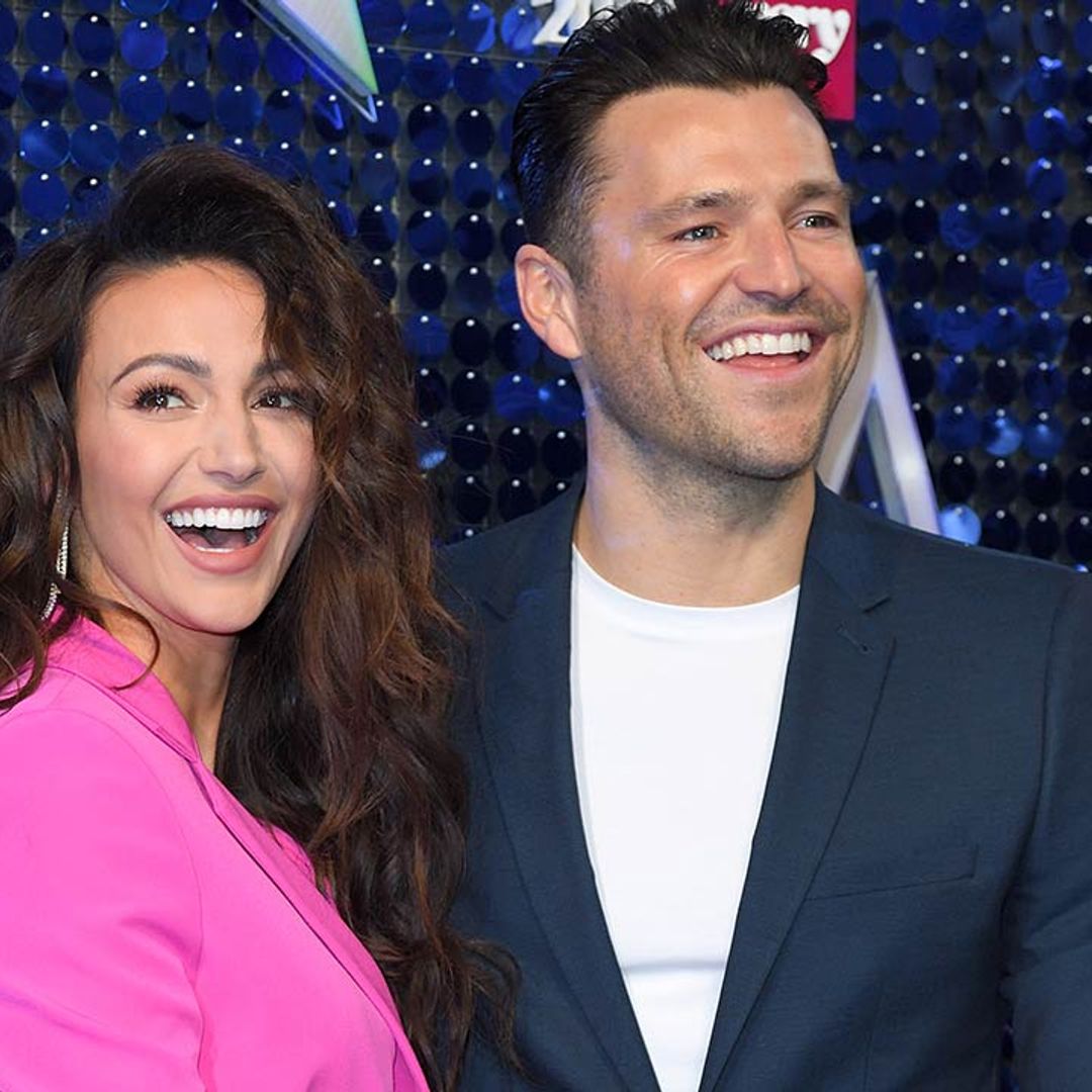 We need to talk about Michelle Keegan's bright pink suit