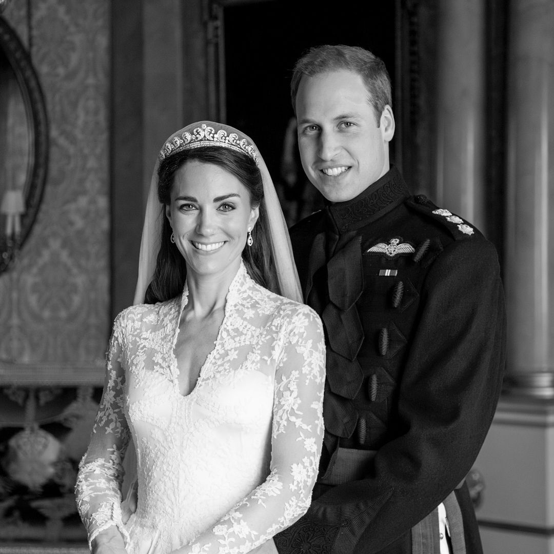 Prince William and Princess Kate share previously unseen wedding photo to celebrate anniversary