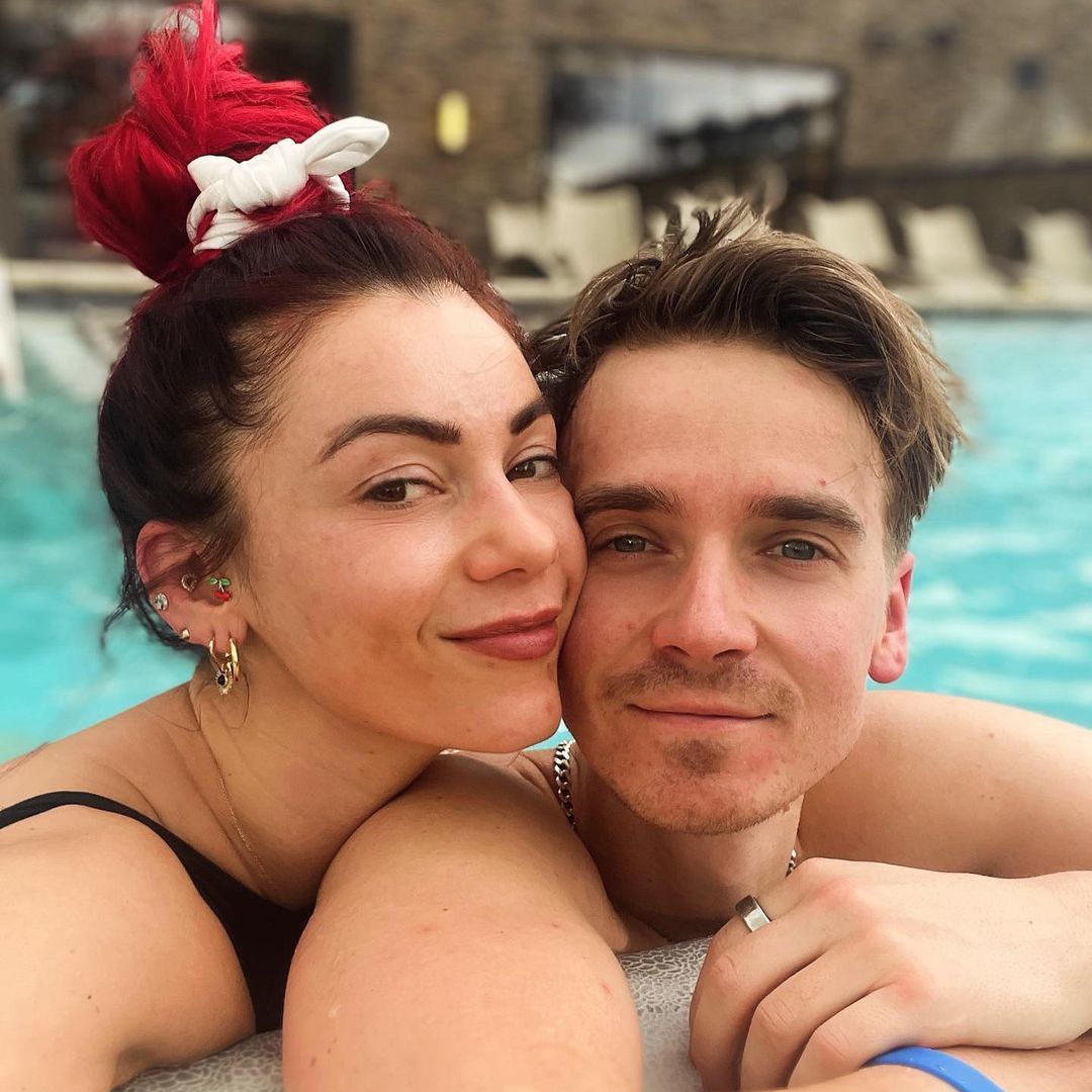 Dianne Buswell stuns in plunging swimsuit during romantic getaway with boyfriend Joe