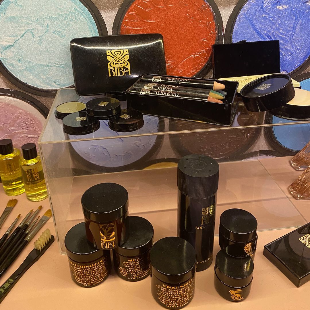 A glimpse of Biba's extremely successful makeup line 