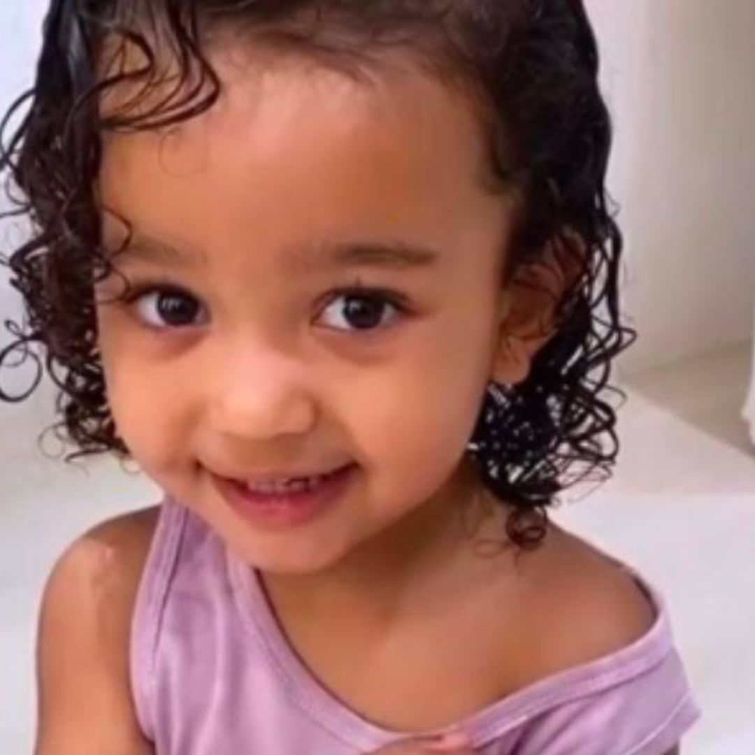 Kim Kardashian tries out new hairstyle on daughter Chicago – and she looks adorable