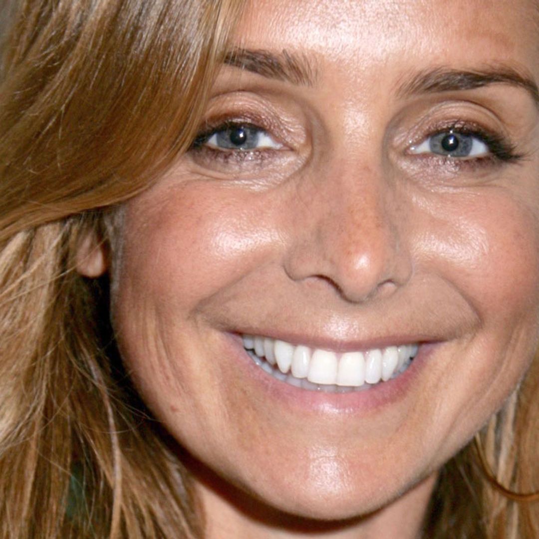 Louise Redknapp surprises in mini skirt and sassy boots