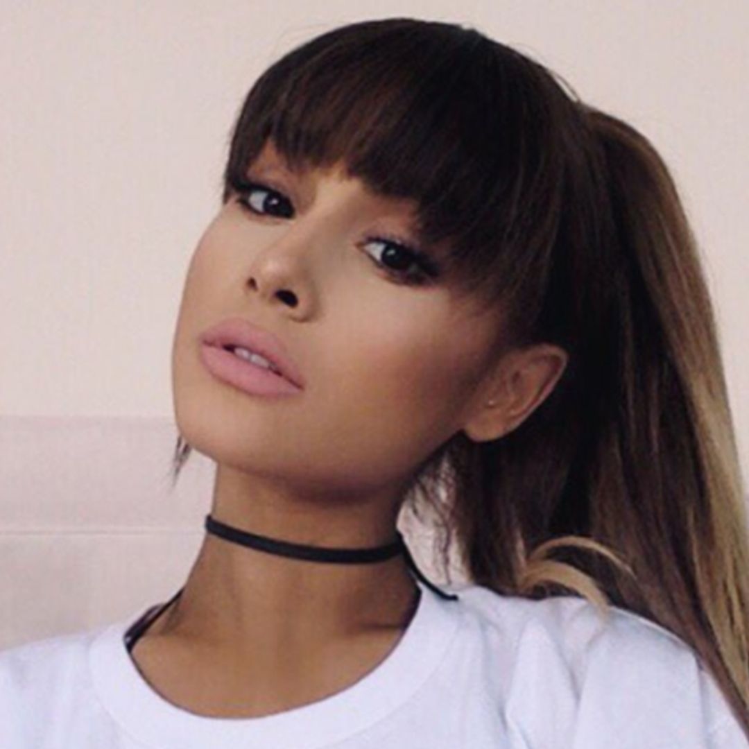 Ariana Grande looks completely different with a fringe – see the photos