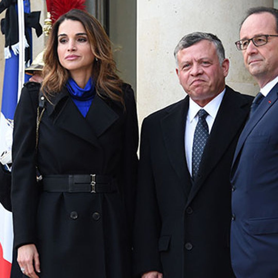 Queen Rania shows support at Paris unity march