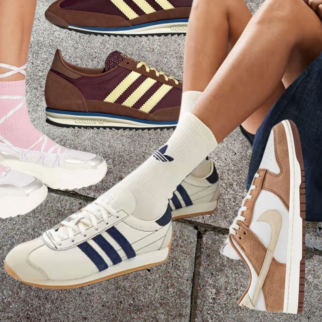 The best trainers to wear with dresses