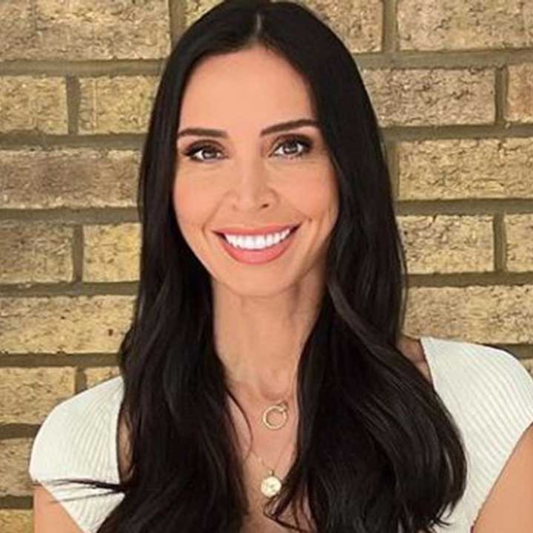 Christine Lampard wows in Zara top and slinky leather skirt