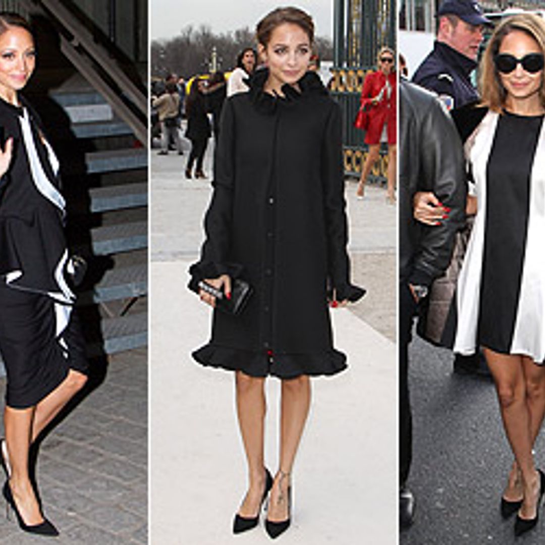 Nicole Richie is a front row favourite at Paris Fashion Week